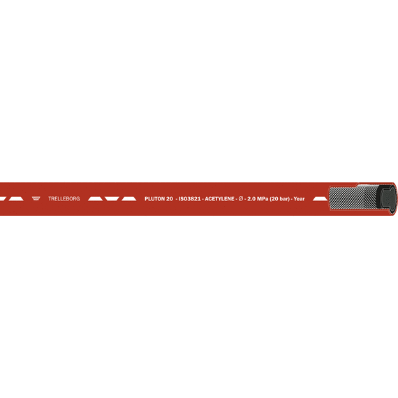 Промышленный рукав Trelleborg PLUTON 20 RED 8 L 20 0200036, d=8 купить в интернет магазине casperson.ru по цене производителя, доставка по Москве и РФ